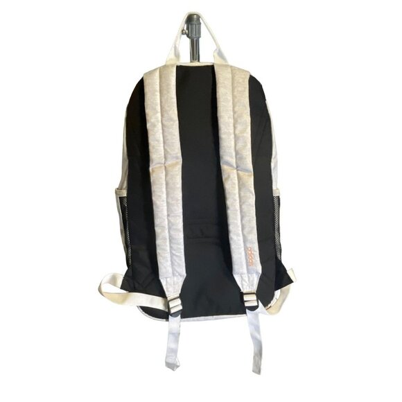 Adidas Unisex Classic 3S III Laptop Backpack Storage White Rose Gold Unisex - Picture 2 of 6